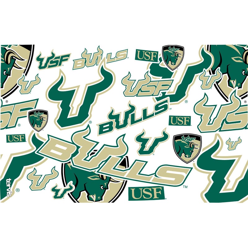 Tervis Made in USA Double Walled University of South Florida Bulls Insulated Tumbler Cup Keeps Drinks Cold & Hot, 16oz, All Over - Image 1
